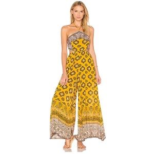 Free People Maribelle Gold Jumper